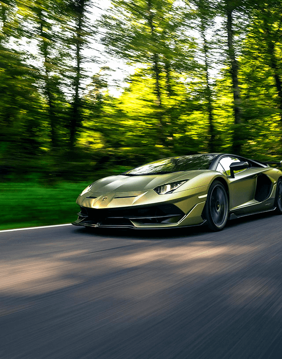 Traseira de um Lamborghini